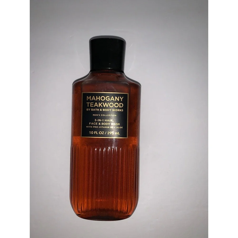 Bath and Body Works Mahogany Teakwood 3 in 1 Hair Face and Body Wash Men 10oz